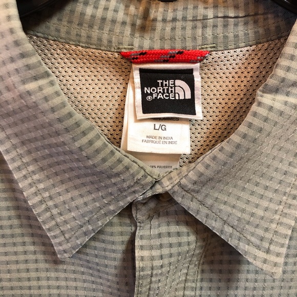 The North Face Button Down Green Size L #2192 - Picture 7 of 8